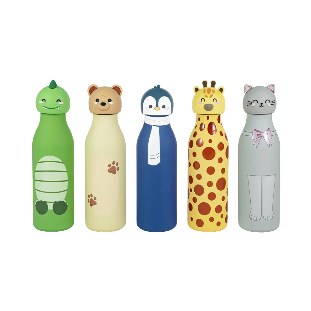 500ml Double Walled Animal Head Stainless Steel Bottle