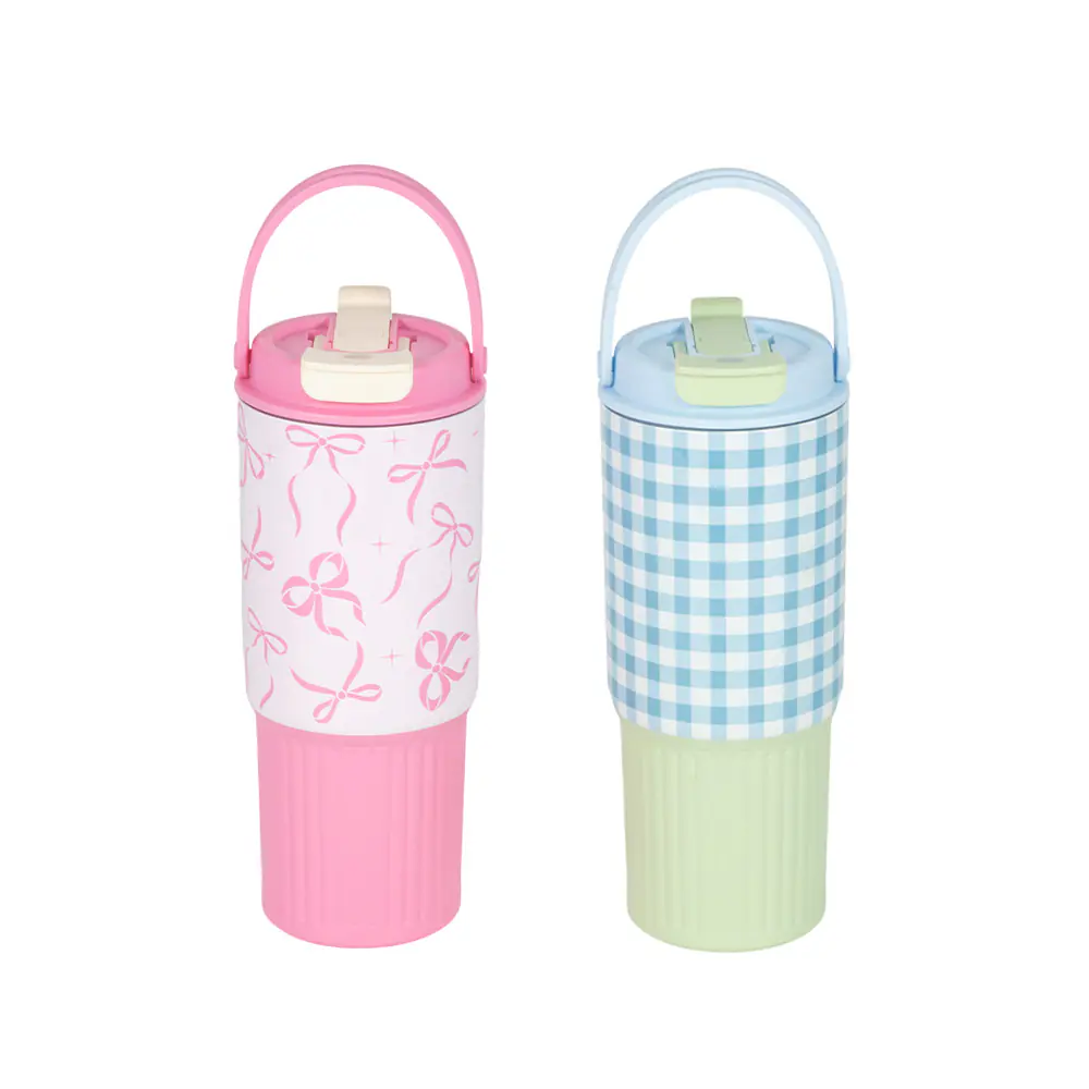 Two Drink Ways Double-walled Stainless Steel Bottle
